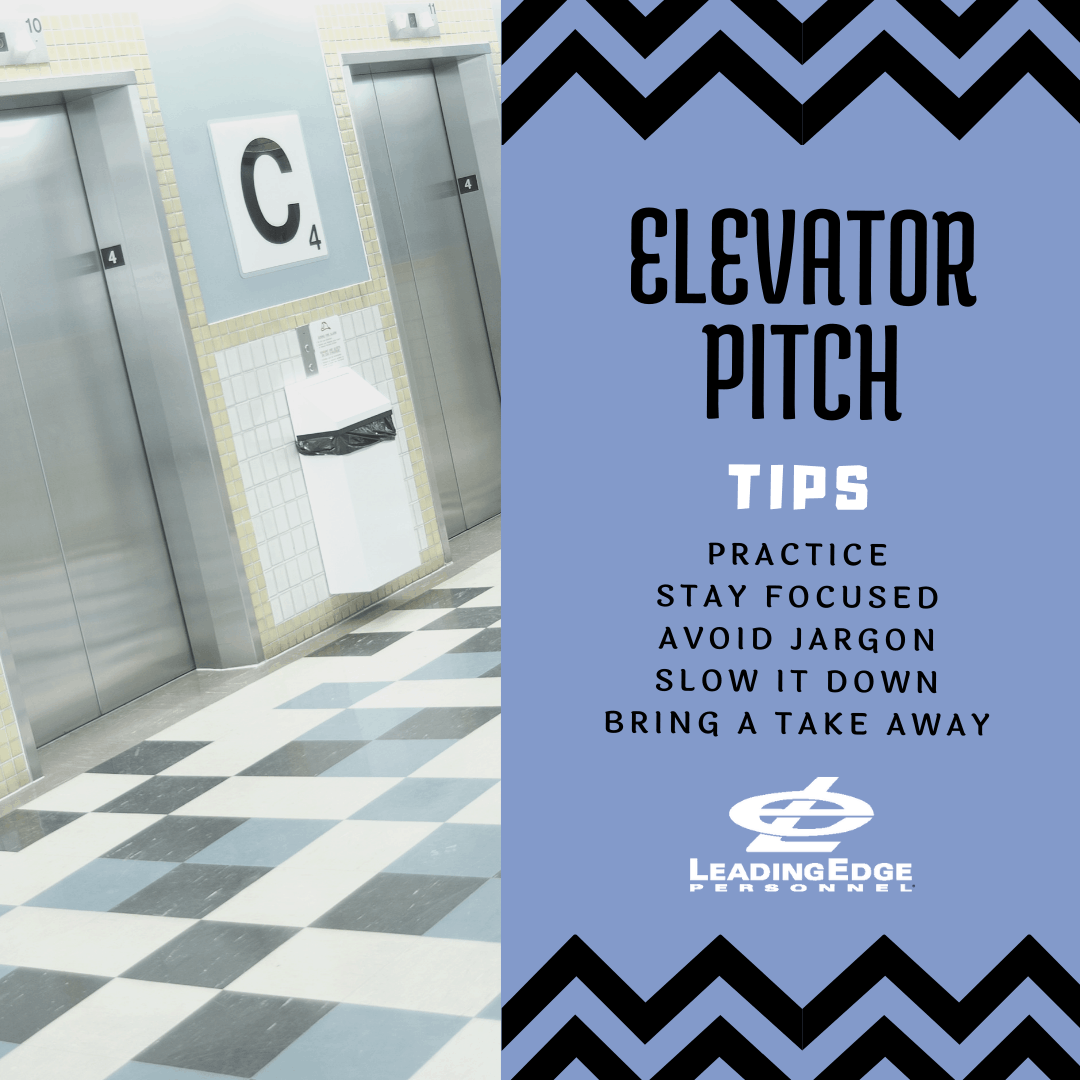 Crafting Your Elevator Pitch | LeadingEdge Personnel